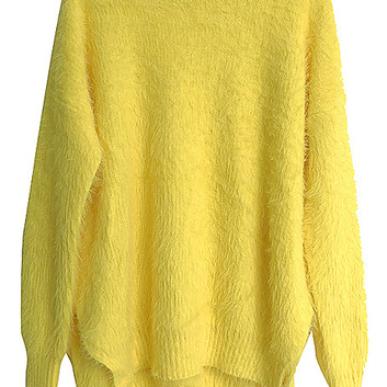 Желтый свитер oversize 14950