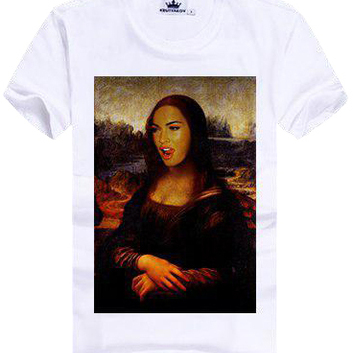 Футболка KRUTYAKOV MONA LISA+MEGAN FOX 5603