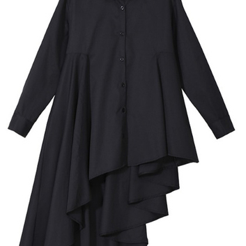Платье-рубашка с длинным рукавом 15071