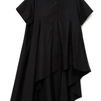 Асимметричное платье-рубашка 15072