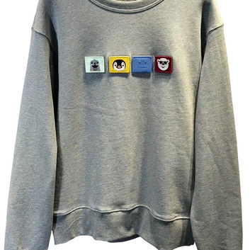 Серый свитшот Acne Studios 8860