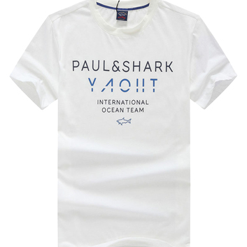 Белая футболка Paul&Shark International Ocean Team 7724-1