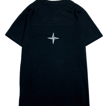 Хлопковая черная футболка ​Stone Island 14851-2