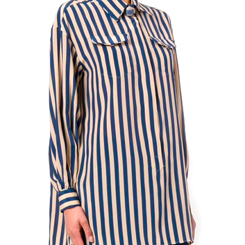 Полосатая рубашка Fendi 13563-1