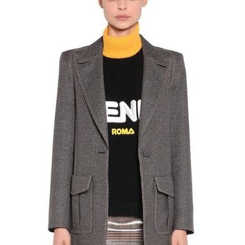 Удлиненный пиджак Fendi 14303-1