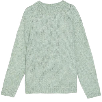 Ментоловый вязаный свитер 15197