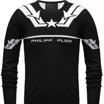 Мужской черный свитер Philipp Plein 4154-1