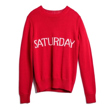 Красный женский свитер 5631-2