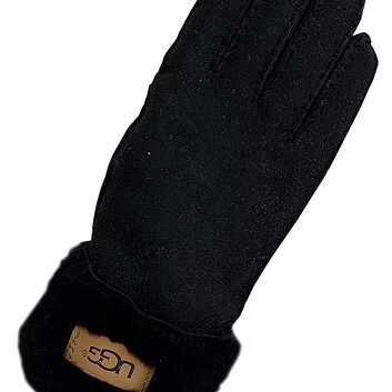 Черные перчатки на меху UGG 8910