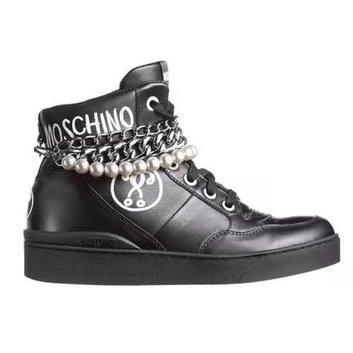 Черные ботинки от Moschino 5820-1