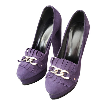 Брендовые туфли фиолетового цвета от Casadei 12825-2