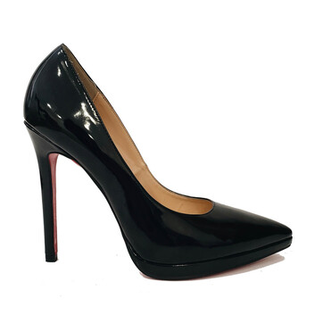 Черные лаковые туфли Christian Louboutin 10786-3