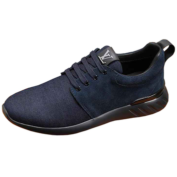 Синие текстильные кроссовки Louis Vuitton 8996