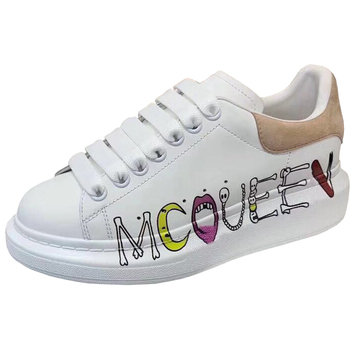 Белые кожаные кроссовки Alexander McQueen 9004