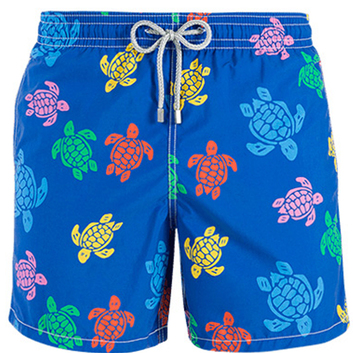 Мужские пляжные шорты Vilebrequin с черепахами 3855-1