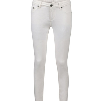  Стильные белые женские джинсы 13947-1