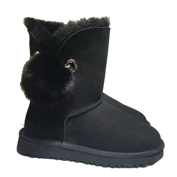 Валенки UGG с помпонами 5815