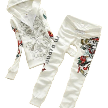 Женский белый костюм от Ed hardy 14647-1