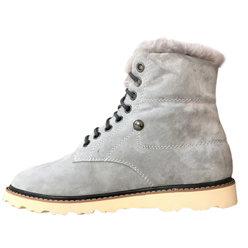 Зимние светло-серые ботинки UGG 15277