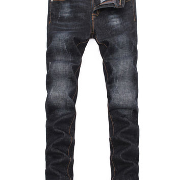 Черные мужские джинсы Versace 15280