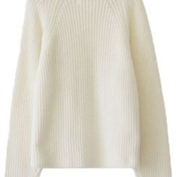 Объемный свитер с рукавами реглан 15291