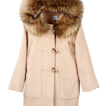 Зимнее пальто с мехом 15326