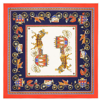 Женский платок в стиле Hermes 11766-1