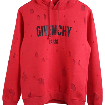 Красная толстовка с капюшоном Givenchy 5681-1