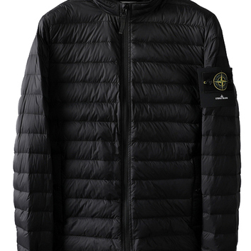 Легкий черный пуховик Stone Island 9250