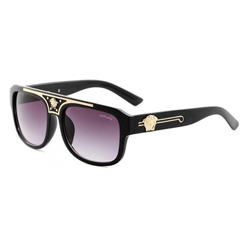 Мужские и женские черные очки Versace 6509-1