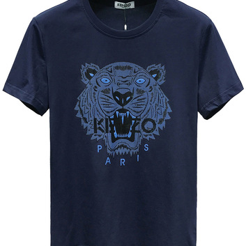 Хлопковая футболка с тигром KENZO 9368
