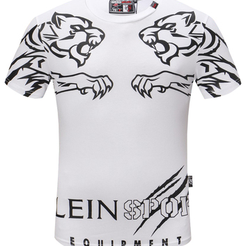 Белая футболка с принтом Tigers Philipp Plein 8281-1