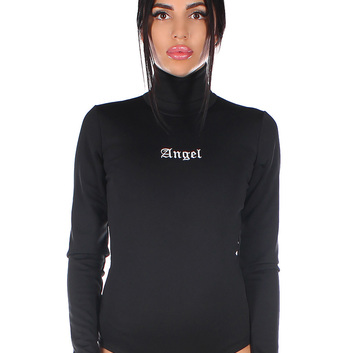 Элегантное черное боди ANGEL Krutyakov 9445