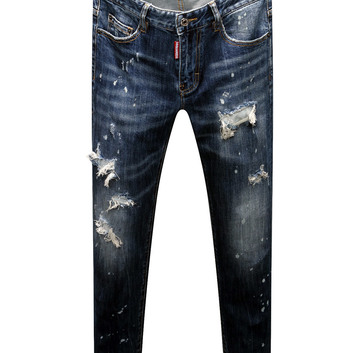 Узкие синие джинсы скинни Dsquared2 9456