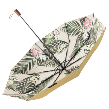 Большой зонт с цветочным принтом внутри 15679