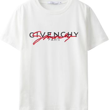 Футболка из хлопка с надписью Givenchy 9491