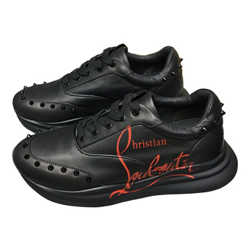 Модные кроссовки с красным принтом Christian Louboutin 9538