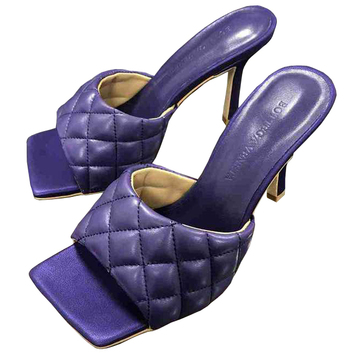 Открытые кожаные туфли на каблуках Bottega Veneta 15714