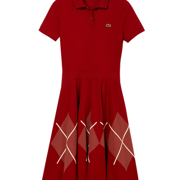 Платье-поло с расклешенным низом Lacoste 15737