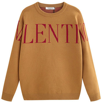 Коричневый свитер Valentino 8458-1