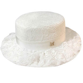 Элегантная белая шляпка 15771