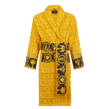 Желтый халат Versace BAROQUE 7434