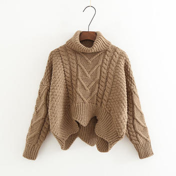 Теплый вязанный свитер 14103