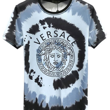Стильная мужская футболка с "Медузой" Versace 9837