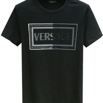 Мужская футболка прямого кроя Versace 9841