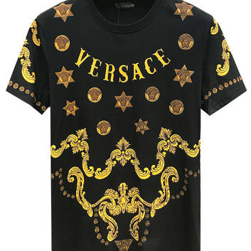 Необычная мужская футболка Versace 9845