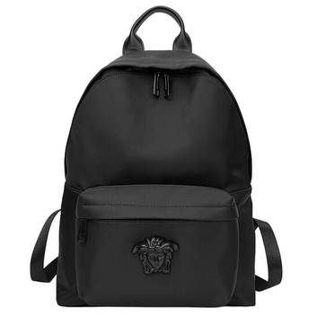 Черный удобный рюкзак Versace 9869