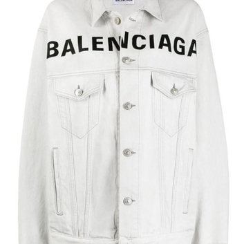 Светло-серая джинсовая куртка Balenciaga 9832