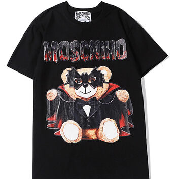 Футболка с мишкой в маске Moschino 18036