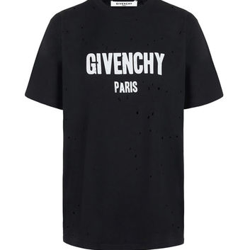 Черная футболка унисекс Givenchy 6717-1